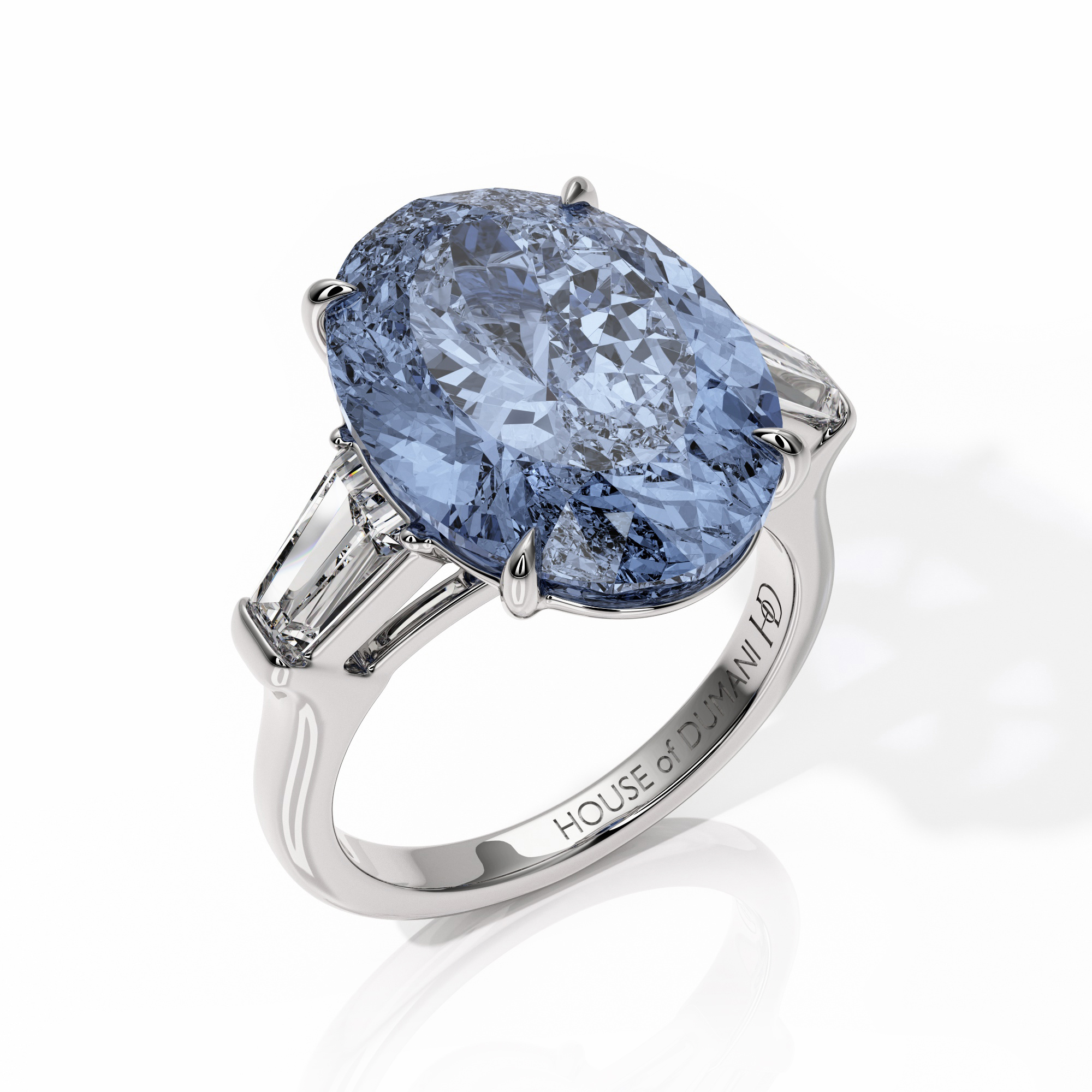 Fancy Vivid Blue Diamond Ring High Jewelry Collection